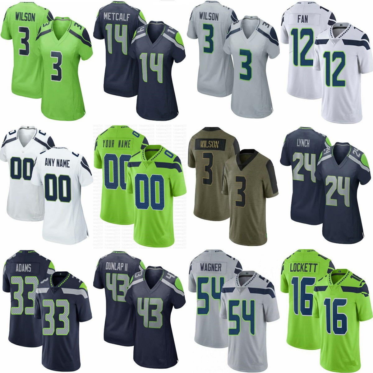 24 Marshawn Lynch 14 DK Metcalf 3 Russell Wilson 33 Jamal Adams Custom Football Jerseys Bobby Wagner Seattletyler Lockett 12s Fan Chris Carson Seahawksgreen, My store(aryahome)
24 Marshawn Lynch 14 DK Metcalf 3 Russell Wilson 33 Jamal Adams Custom Football Jerseys Bobby Wagner Seattletyler Lockett 12s Fan Chris Carson Seahawksgreen, My store(aryahome)