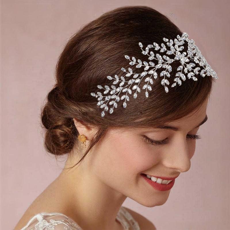 Hair Clips & Barrettes Trendy Bride Ornaments Silver Color Wedding Zircon Tiaras Women Headband Accessories Jewelry Crowns Headpiece, Golden;silver
Hair Clips & Barrettes Trendy Bride Ornaments Silver Color Wedding Zircon Tiaras Women Headband Accessories Jewelry Crowns Headpiece, Golden;silver