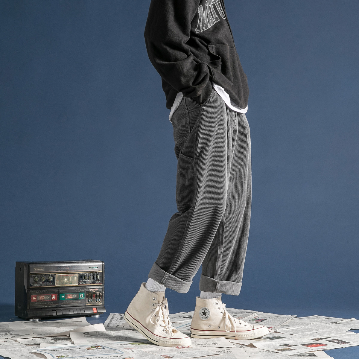 2021 New Winter Men's Thicken Corduroy Fabric Male Cotton Casual Pants Brand High-quality Khaki/green/grey Color Trousers M-2xl 7pcx
2021 New Winter Men's Thicken Corduroy Fabric Male Cotton Casual Pants Brand High-quality Khaki/green/grey Color Trousers M-2xl 7pcx