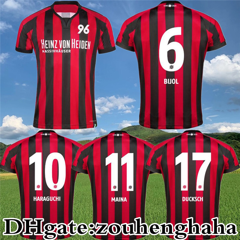 2021 2022 Hannover 125th anniversary special 96 soccer jerseys 21 22 home away MAINA BIJOL HARAGUCHI DUCKSCH SCHINDLER Football shirt
2021 2022 Hannover 125th anniversary special 96 soccer jerseys 21 22 home away MAINA BIJOL HARAGUCHI DUCKSCH SCHINDLER Football shirt
