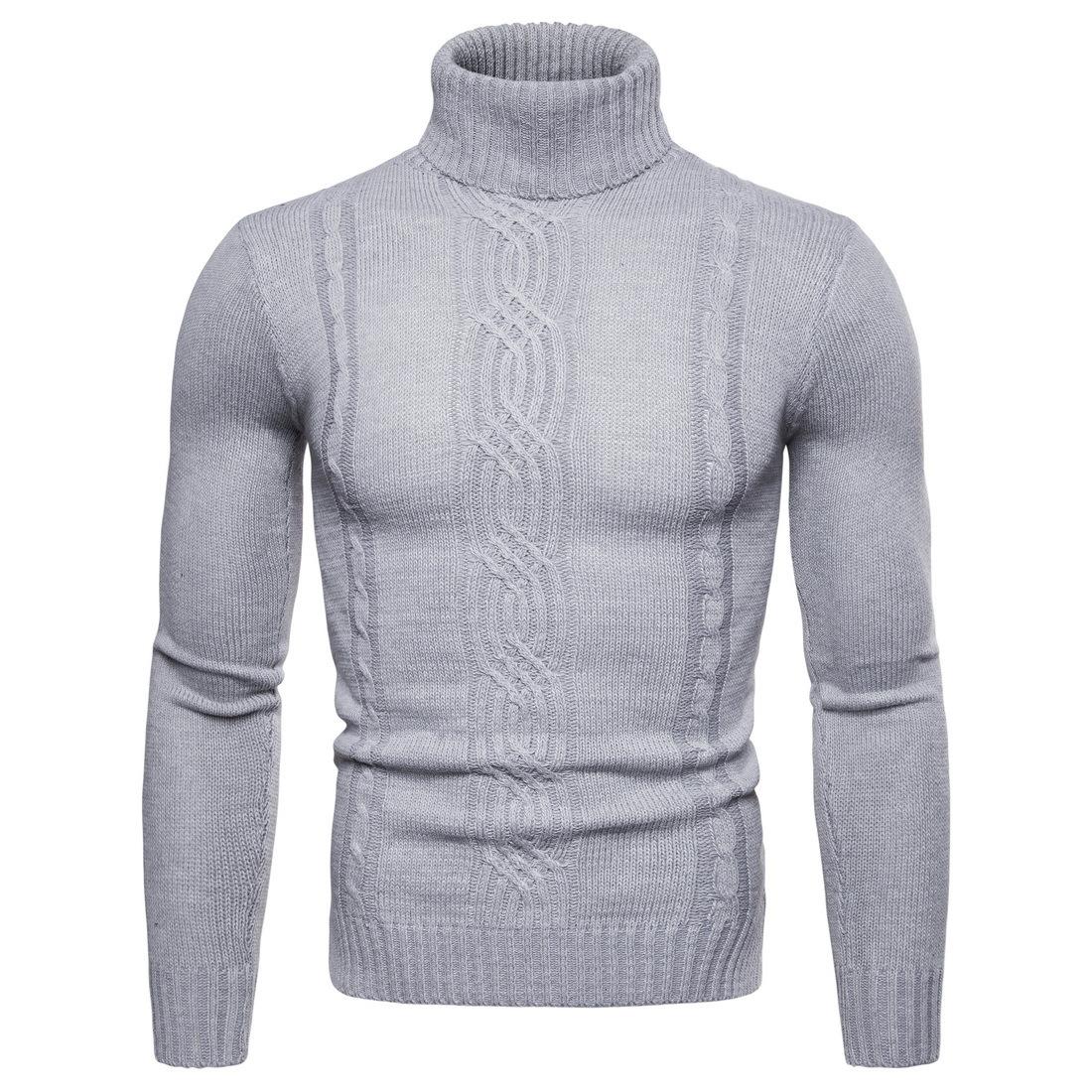 Wool Turtleneck Pullover Sweater Men's Wool Turtle Neck Top Autumn Spring Winter Thick Sweater Light Gray Dark Gray Black Khaki Sweater
Wool Turtleneck Pullover Sweater Men's Wool Turtle Neck Top Autumn Spring Winter Thick Sweater Light Gray Dark Gray Black Khaki Sweater