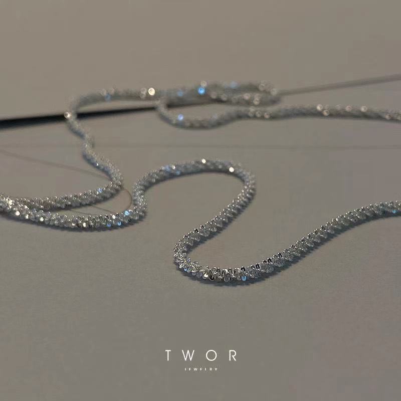 2021 Super Flash Collarbone Chain Ladies Party Fashion Necklace S925 High Quality Simple Trend Necklace Free Logistics, Silver
2021 Super Flash Collarbone Chain Ladies Party Fashion Necklace S925 High Quality Simple Trend Necklace Free Logistics, Silver