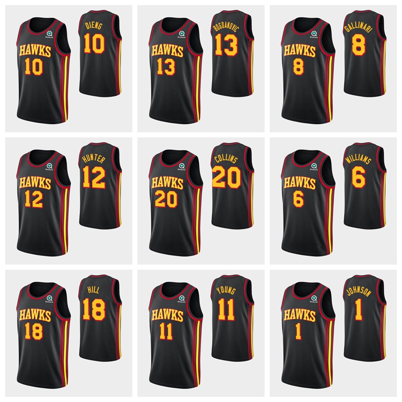 Atlanta''Hawks''Men DeAndre Hunter Trae John Collins Vince Carter Danilo Gallinari Bogdan Jalen Johnny Hamilton Black 20
Atlanta''Hawks''Men DeAndre Hunter Trae John Collins Vince Carter Danilo Gallinari Bogdan Jalen Johnny Hamilton Black 20