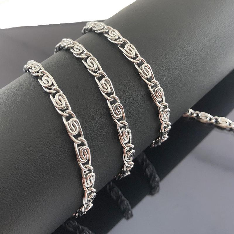 Chains 4.5mm Stainless Steel Snail Link Paperclip Chain Necklace For Men Women Silver Color Cute Boho Aesthetic Curb Cuban Gifts
Chains 4.5mm Stainless Steel Snail Link Paperclip Chain Necklace For Men Women Silver Color Cute Boho Aesthetic Curb Cuban Gifts