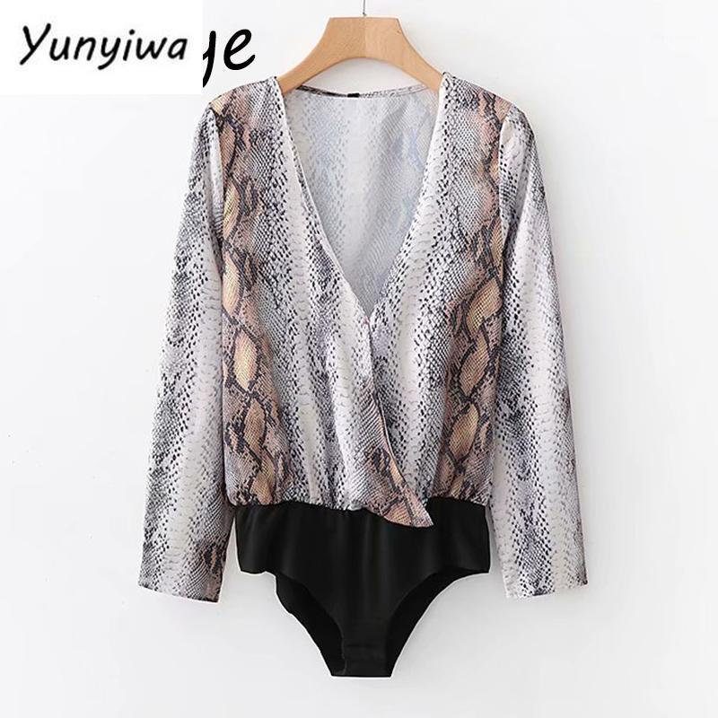 Vintage Snake Print Bodysuit Women V Neck Long Sleeve Casual Sexy Tops Body Mujer XDWM2828 Women' Jumpsuits & Rompers, As pic
Vintage Snake Print Bodysuit Women V Neck Long Sleeve Casual Sexy Tops Body Mujer XDWM2828 Women' Jumpsuits & Rompers, As pic
