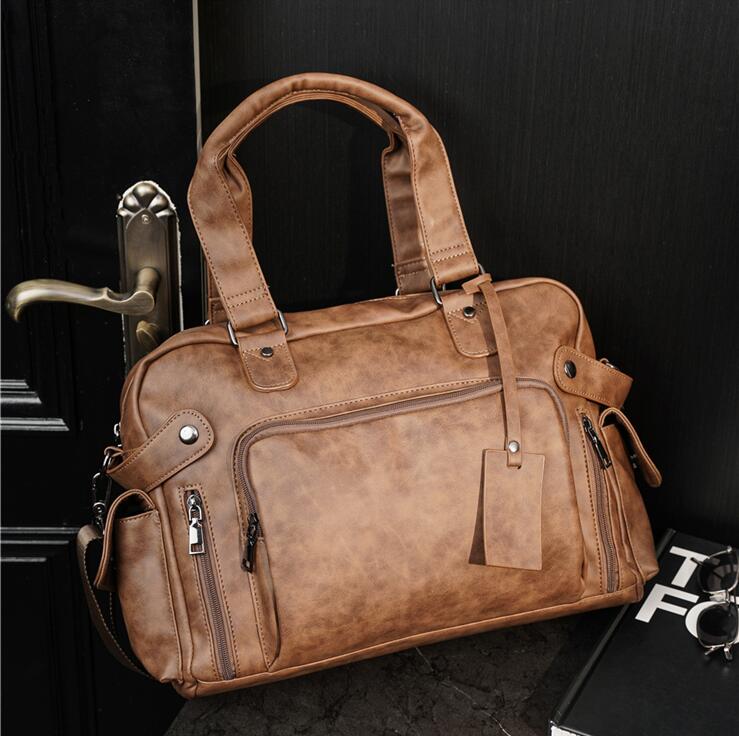 Wholesale men leathers shoulder bags multifunctional pocket decoration business briefcase vintage frosted leather handbag large horizontal fashion travel bag, Gray
Wholesale men leathers shoulder bags multifunctional pocket decoration business briefcase vintage frosted leather handbag large horizontal fashion travel bag, Gray