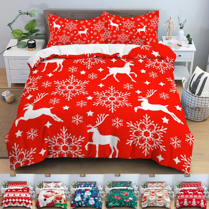 Bedding Sets 3D Santa Claus Set Christmas Elk Duvet Cover Polyester Comforter Home Textiles Double Bed Duvets Kids, Pattern 05
Bedding Sets 3D Santa Claus Set Christmas Elk Duvet Cover Polyester Comforter Home Textiles Double Bed Duvets Kids, Pattern 05