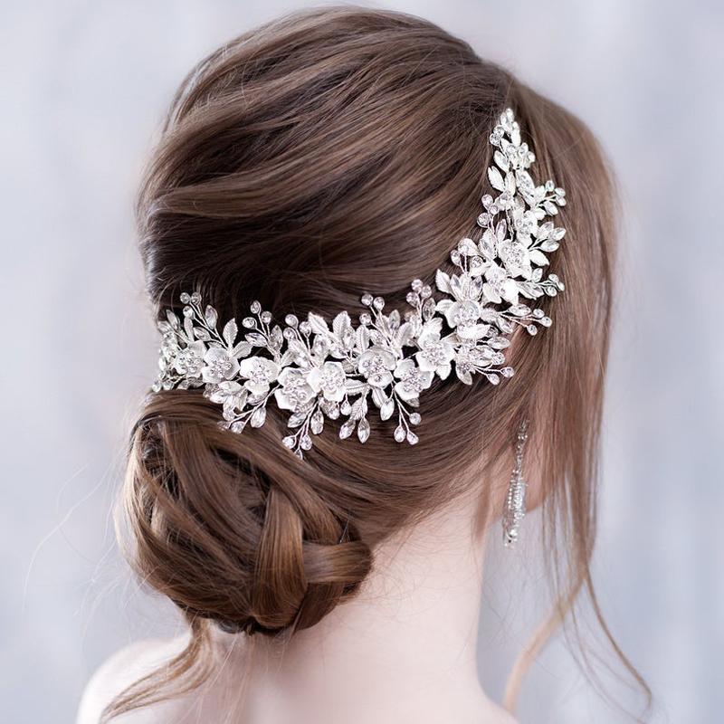 Hair Clips & Barrettes Silver Color Rhinestone Flower Bridal Headband Tiara Wedding Vine Headpiece Women Jewelry Accessories, Golden;silver
Hair Clips & Barrettes Silver Color Rhinestone Flower Bridal Headband Tiara Wedding Vine Headpiece Women Jewelry Accessories, Golden;silver