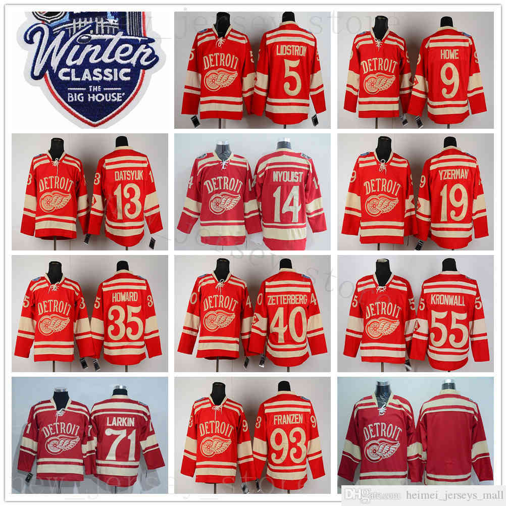 2014 Winter Classic Detroit Red Wings Ice Hockey Jerseys Howe Lidstrom Datsyuk Howard Henrik Kronwall Larkin Franzen Chelios Dekeyser Tatar, Black;red
2014 Winter Classic Detroit Red Wings Ice Hockey Jerseys Howe Lidstrom Datsyuk Howard Henrik Kronwall Larkin Franzen Chelios Dekeyser Tatar, Black;red