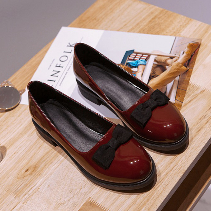 Spring 2021 Sweet Mori Loli Girl Bowknot Plutonium Patent Leather Lolita Shoes Round Toe Casual Student Red/black Wine Anime Kawaii Cos Elni
Spring 2021 Sweet Mori Loli Girl Bowknot Plutonium Patent Leather Lolita Shoes Round Toe Casual Student Red/black Wine Anime Kawaii Cos Elni