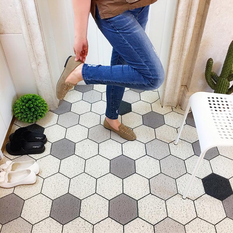 European-style marble hexagonal pvc rug home floor porch room bathroom doormat foot pad non-slip absorbent carpet can be cut, Marble elements
European-style marble hexagonal pvc rug home floor porch room bathroom doormat foot pad non-slip absorbent carpet can be cut, Marble elements