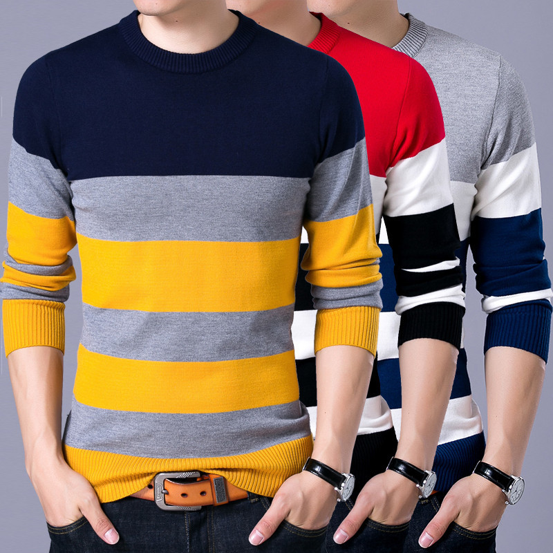 2021 Ydtomm Pullover Male New Fashion Red Black Striped Sweater Spring Autumn O-neck Men Wool Sweaters Slimfit Shirt T1lu, Navy
2021 Ydtomm Pullover Male New Fashion Red Black Striped Sweater Spring Autumn O-neck Men Wool Sweaters Slimfit Shirt T1lu, Navy