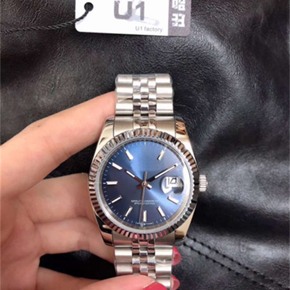 U1 Factory 36mm Unisex Men Women Automatic Mechanical Sapphire Diamond Jubilee Stainless Steel Lady Watches Male Female Wristwatches, Slivery;brown
U1 Factory 36mm Unisex Men Women Automatic Mechanical Sapphire Diamond Jubilee Stainless Steel Lady Watches Male Female Wristwatches, Slivery;brown