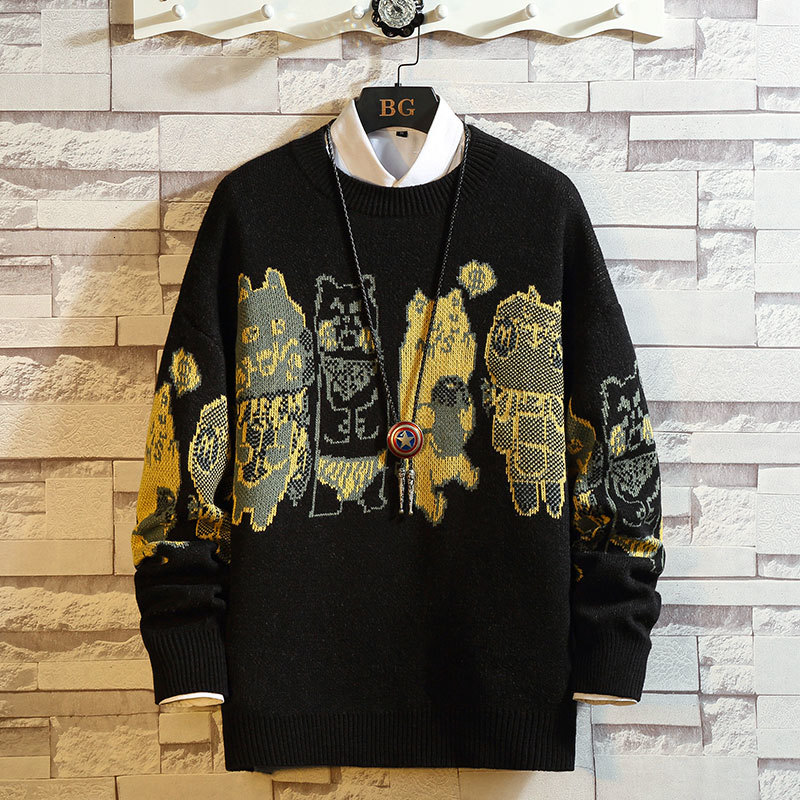 New Men's Sweaters Spring Autumn Winter Clothes 2021 Black Striped Pull Oversize M-4xl 5xl Korea Style Casual Standard Pullovers 6rae, Z0129 1
New Men's Sweaters Spring Autumn Winter Clothes 2021 Black Striped Pull Oversize M-4xl 5xl Korea Style Casual Standard Pullovers 6rae, Z0129 1