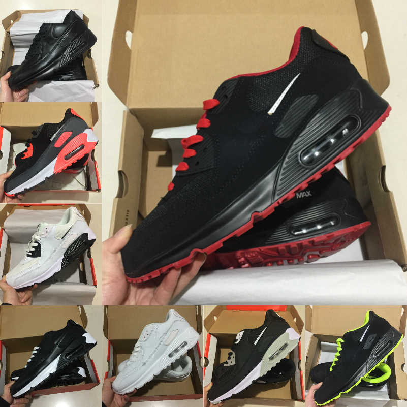 High Quality 2021 New Airs Cushion 90 Running Shoes Cheap Men Women Black White 90s Classic Airs Designers Trainer Outdoor Sports Shoe RS658, H901
High Quality 2021 New Airs Cushion 90 Running Shoes Cheap Men Women Black White 90s Classic Airs Designers Trainer Outdoor Sports Shoe RS658, H901