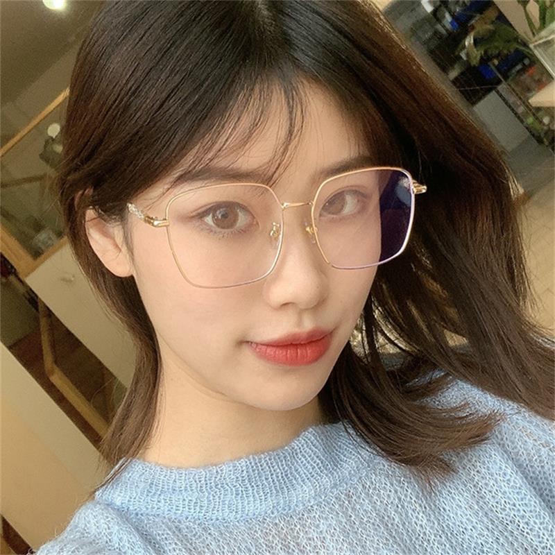 Non Prescription Anti Blue Light Luxury Square Glasses Transparent Metal Eyeglasses Frames Clear Lens Womens Accessoires
Non Prescription Anti Blue Light Luxury Square Glasses Transparent Metal Eyeglasses Frames Clear Lens Womens Accessoires