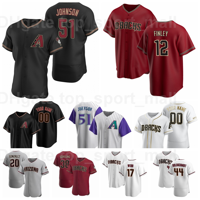 New Baseball 51 Randy Johnson Jersey 20 Luis Gonzalez 12 Steve Finley 38 Curt Schilling 17 Brandon Webb 44 Paul Goldschmidt Custom Name, Women
New Baseball 51 Randy Johnson Jersey 20 Luis Gonzalez 12 Steve Finley 38 Curt Schilling 17 Brandon Webb 44 Paul Goldschmidt Custom Name, Women