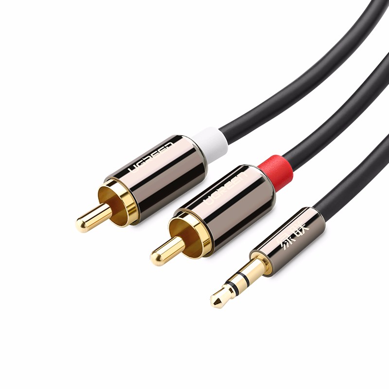UGREEN 3.5mm to 2RCA Audio Auxiliary Stereo Y Splitter Cable, Inputs and Headphone Jacks (3 ft)
UGREEN 3.5mm to 2RCA Audio Auxiliary Stereo Y Splitter Cable, Inputs and Headphone Jacks (3 ft)