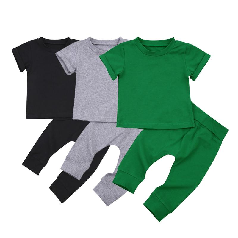 1-4Years Kids Baby Boys 2-piece Outfit Set Short Sleeve Solid Color Tops+Pants Set for Children Boys
1-4Years Kids Baby Boys 2-piece Outfit Set Short Sleeve Solid Color Tops+Pants Set for Children Boys