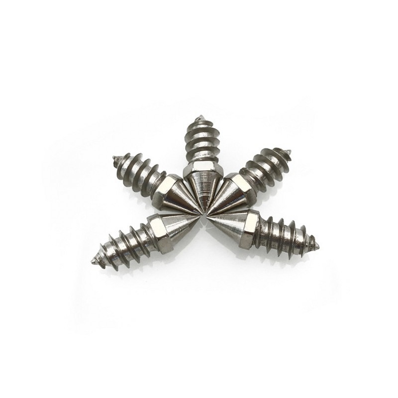 10Pcs Car Alloy Studs Anti-Slip Screws Nails Auto Motorcycle Bike Truck Off-road Tyre Anti-ice Spikes Snow Sole Tire Cleats