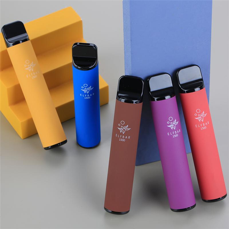 Top Quality ELF BAR 1500 Puffs Disposable E cigarettes Vape Pen 4.8ml 2% Prefilled Cartridge Pod Device 850mAh Battey Adjustable Vaporizer e
Top Quality ELF BAR 1500 Puffs Disposable E cigarettes Vape Pen 4.8ml 2% Prefilled Cartridge Pod Device 850mAh Battey Adjustable Vaporizer e