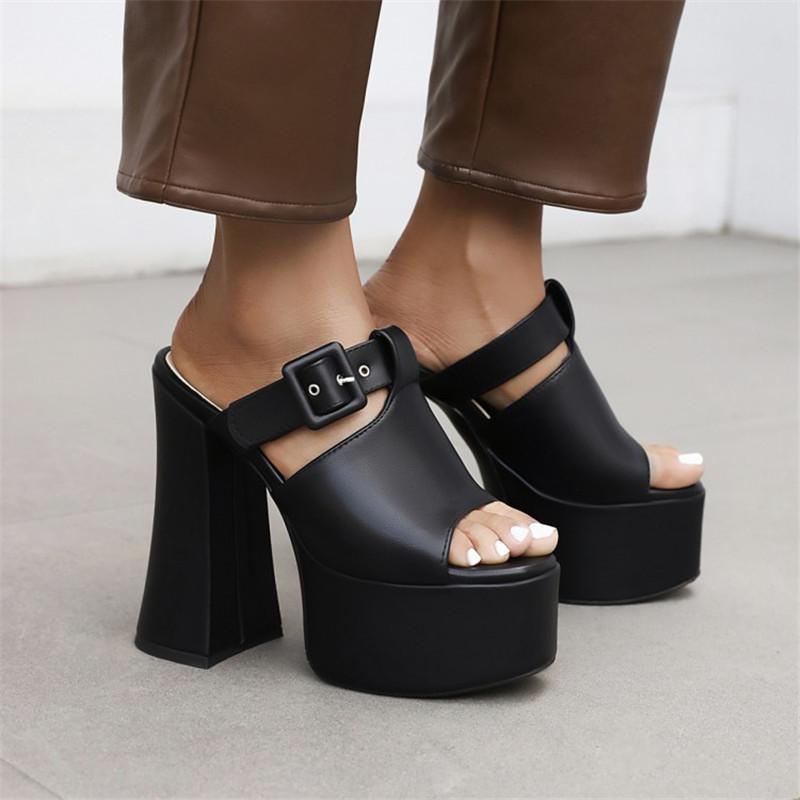 PXELENA Vintage Platform Slides Women 2021 Summer Peep Toe Block High Heels Punk Rock Gothic Modern Slippers Party Catwalk Shoes, Yellow
PXELENA Vintage Platform Slides Women 2021 Summer Peep Toe Block High Heels Punk Rock Gothic Modern Slippers Party Catwalk Shoes, Yellow