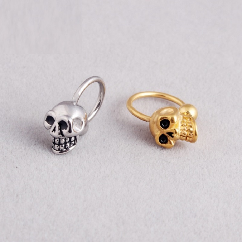1 pair Body Jewelry skull-head men titanium steel allergy hip-hop eyebrow lip stud
1 pair Body Jewelry skull-head men titanium steel allergy hip-hop eyebrow lip stud