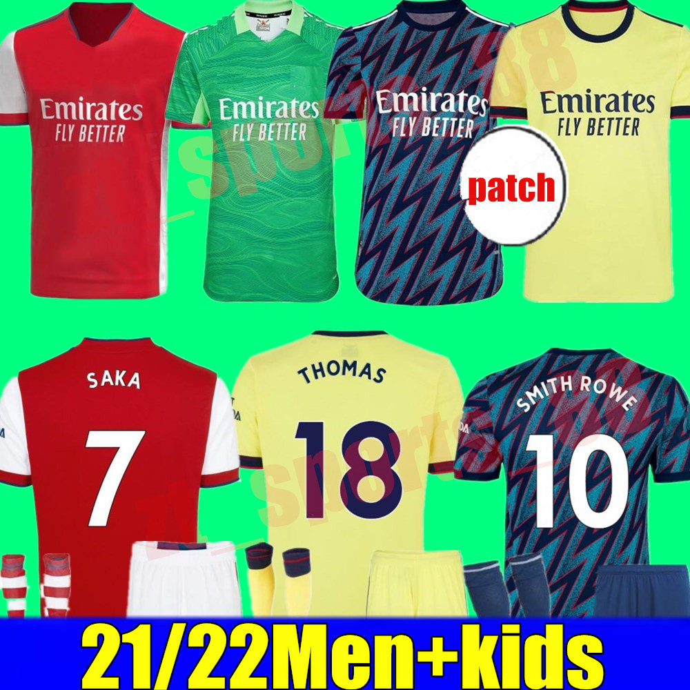ARSENA Men kids kit 21 22 Gunners home away 3rd Soccer jersey 2021 2022 NICOLAS CEBALLOS GUENDOUZI SMITH ROWE WILLIAN TIERNEY ODEGAARD SAKA THOMAS GK Football shirt, Kids 3rd+socks
ARSENA Men kids kit 21 22 Gunners home away 3rd Soccer jersey 2021 2022 NICOLAS CEBALLOS GUENDOUZI SMITH ROWE WILLIAN TIERNEY ODEGAARD SAKA THOMAS GK Football shirt, Kids 3rd+socks