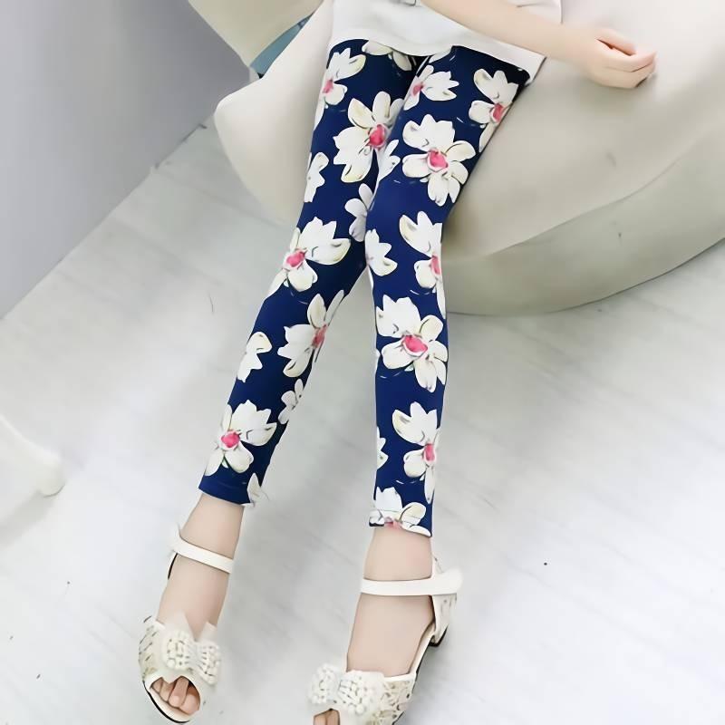 Leggings & Tights Kids Baby Girls Clothes Flower Printed Skinny Pants Children Cotton Pencil Trousers 2-11 Years Girl, Blue
Leggings & Tights Kids Baby Girls Clothes Flower Printed Skinny Pants Children Cotton Pencil Trousers 2-11 Years Girl, Blue