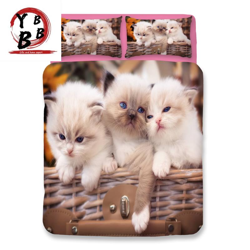 Bedding Sets 3D Cat Full Queen King Quilt Cover Cute Kids Pillow Case Single Double Girls Duvet Set Animal Bedclothes, Style9
Bedding Sets 3D Cat Full Queen King Quilt Cover Cute Kids Pillow Case Single Double Girls Duvet Set Animal Bedclothes, Style9