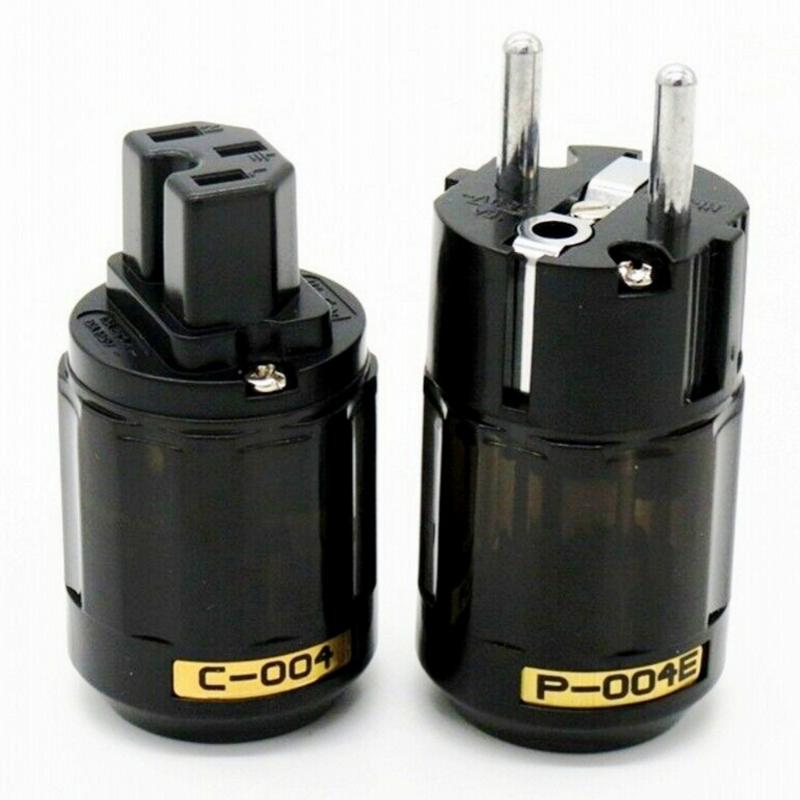 Smart Power Plugs Oyaide C-004 P-004E Schuko Europe EU Plug Rhodium Plated IEC Audio Connector Female-Male MATIHUR Hifi
Smart Power Plugs Oyaide C-004 P-004E Schuko Europe EU Plug Rhodium Plated IEC Audio Connector Female-Male MATIHUR Hifi