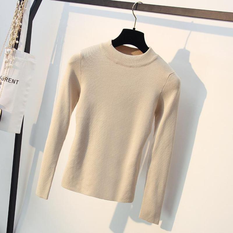 Women's Sweaters Basic For Women 2021 Spring Autumn Stretch Female Pullovers White Red Black Femme Pull Knitting Shirts Mujer Sweater
Women's Sweaters Basic For Women 2021 Spring Autumn Stretch Female Pullovers White Red Black Femme Pull Knitting Shirts Mujer Sweater