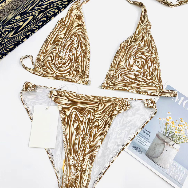 Fashion Beach Bathing Suits Diamond Chain Swimwears Summer 2 Piece Bikini Suits Letters Printed Swimwears Wholesale
Fashion Beach Bathing Suits Diamond Chain Swimwears Summer 2 Piece Bikini Suits Letters Printed Swimwears Wholesale