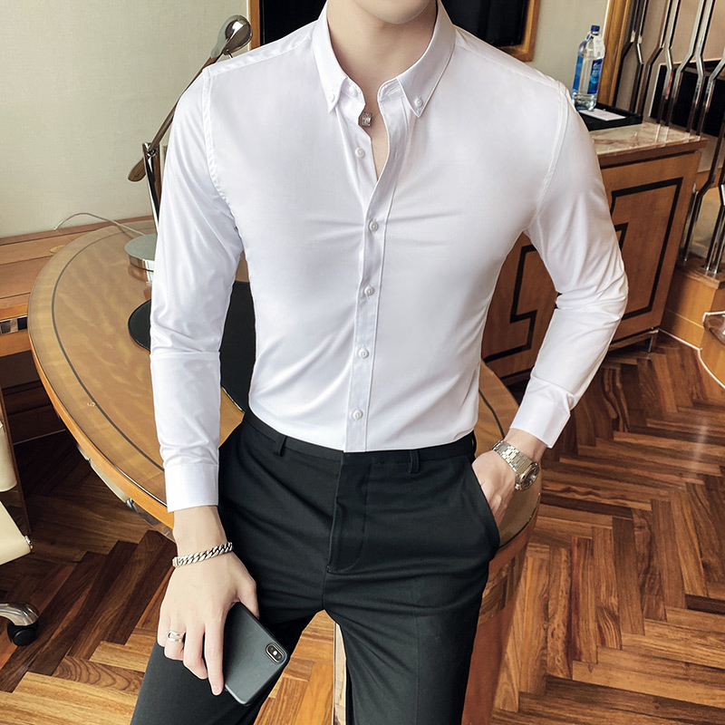 2021 New Superior Boutique Quality Businessman's Shirt Gentlemen's Solid Simple Fine Sleeve Formal Wear Blouse Homme 3xl-s K8iy, Green bean.
2021 New Superior Boutique Quality Businessman's Shirt Gentlemen's Solid Simple Fine Sleeve Formal Wear Blouse Homme 3xl-s K8iy, Green bean.