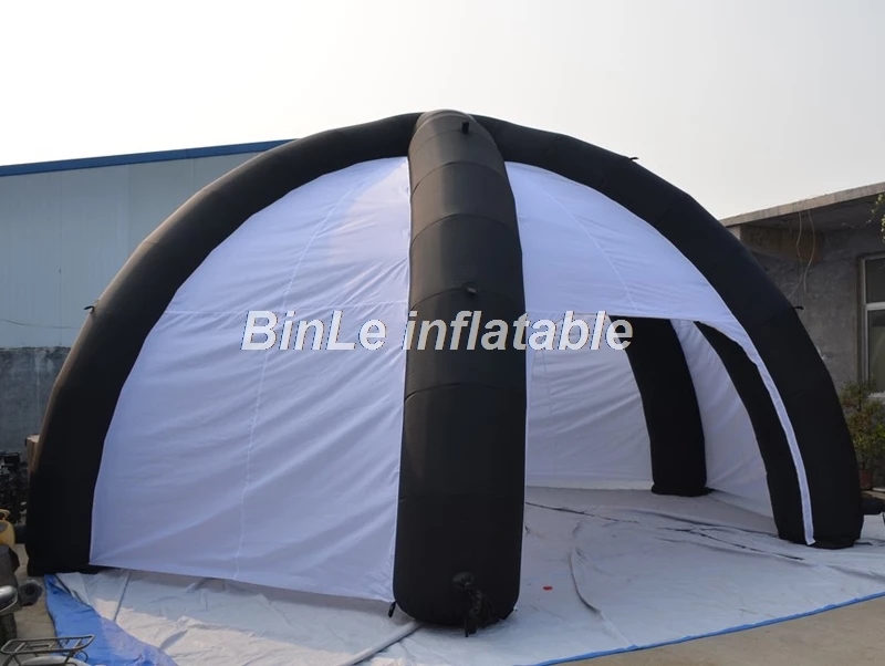portable 6m inflatable spider tent dome shaped car tents garage with walls for sale