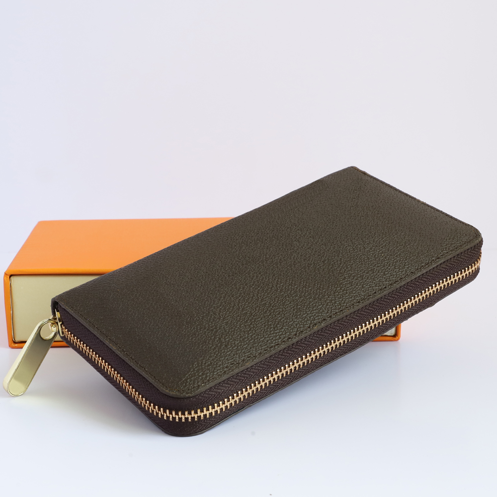 Top Quality Classic Designer Luxury Wallets For Unisex Long Purse Leather Bill Holder With Multiple Card Slots 60017 With Box, Flower brown
Top Quality Classic Designer Luxury Wallets For Unisex Long Purse Leather Bill Holder With Multiple Card Slots 60017 With Box, Flower brown