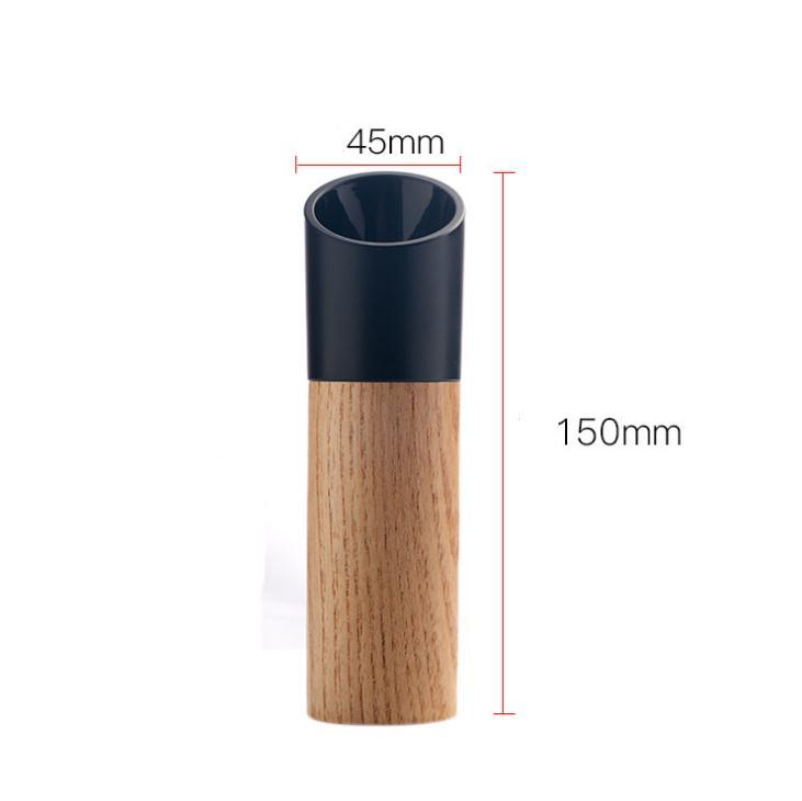 Wooden Salt And Pepper Grinder Oak Wood Pepper Mills Hand Movement Grinding Kitchen Cooking Tools Wholesale
