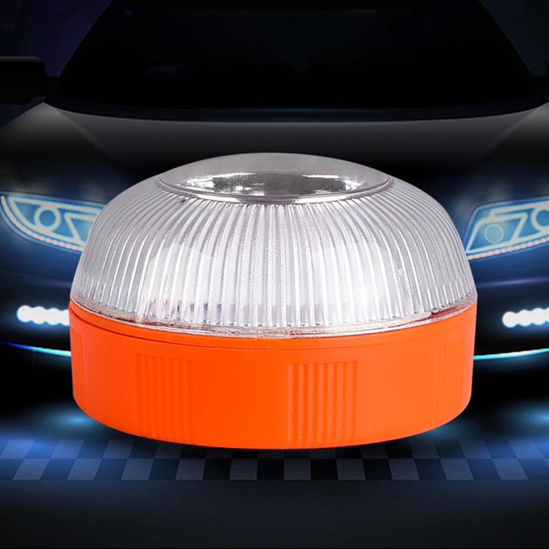 Emergencys LED Light V16 Car Emergency Beacon Lights Rechargeable Magnetic Induction Strobe Lamp Safety Alert Bulb