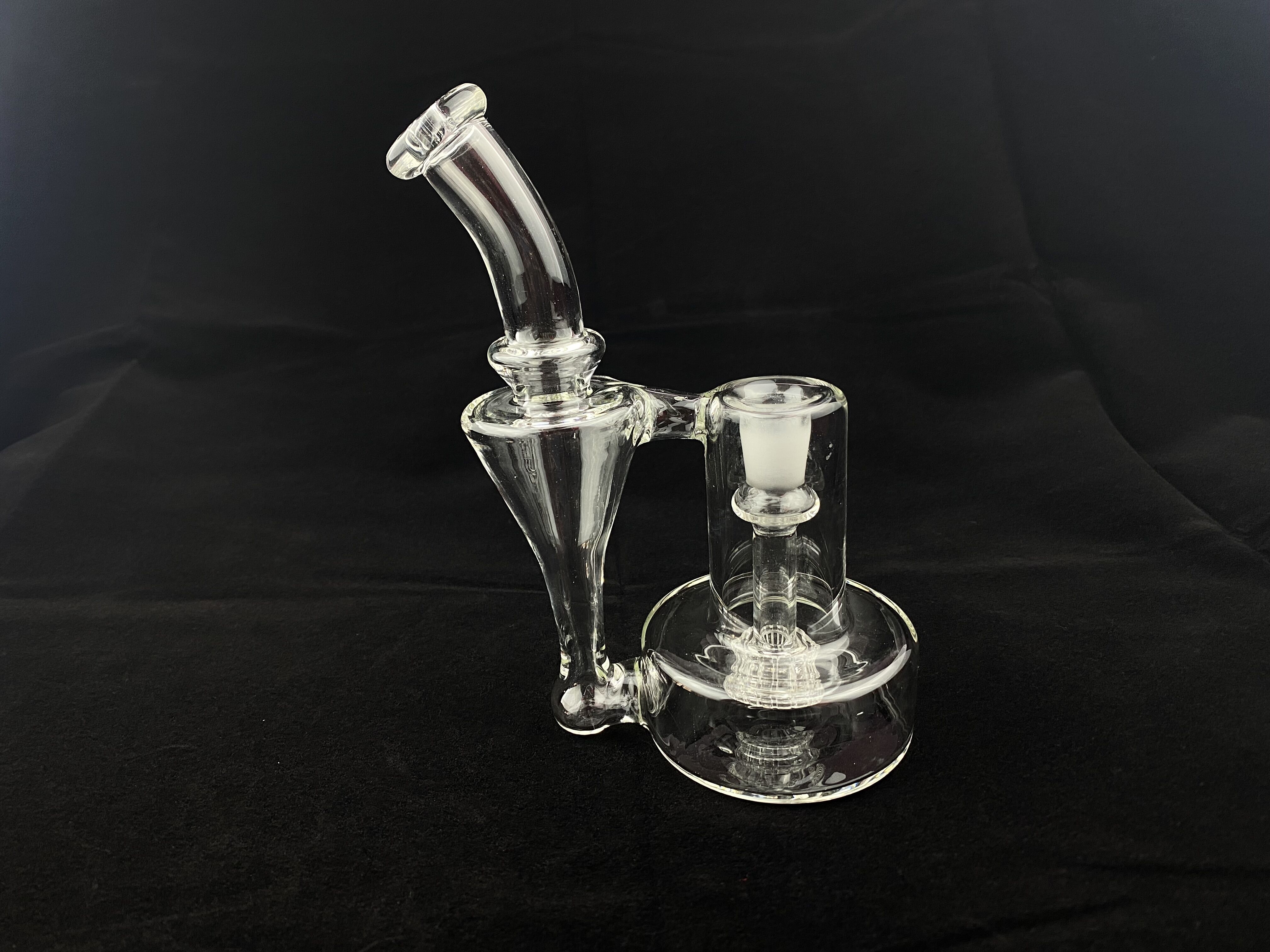 Smoking Pipes,rbr,recycle,High artistic and collection value Glass Recycler Bong 14mm rig Independent design factory supplies wholesale and retail