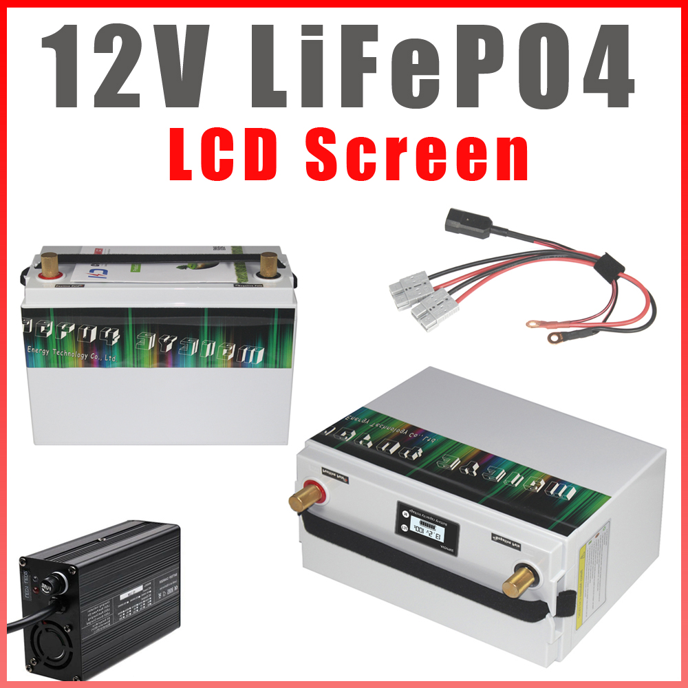 12V 100Ah LiFePO4 Battery 12.8V Golf Cart Batteries 4000 Cycles RV Campers Off-Road Off-grid Solar energy
12V 100Ah LiFePO4 Battery 12.8V Golf Cart Batteries 4000 Cycles RV Campers Off-Road Off-grid Solar energy