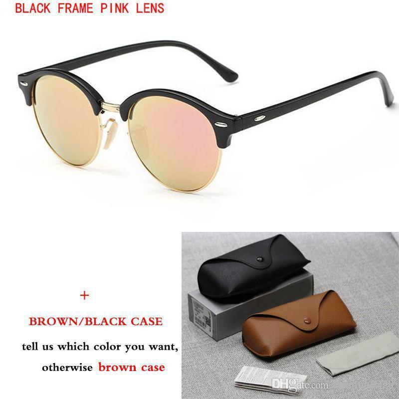 fashion Round Glasses Women Brand Designer Sunglasses Colored Lenses Men Driving Goggles WITH BROWN BOX, White;black
fashion Round Glasses Women Brand Designer Sunglasses Colored Lenses Men Driving Goggles WITH BROWN BOX, White;black