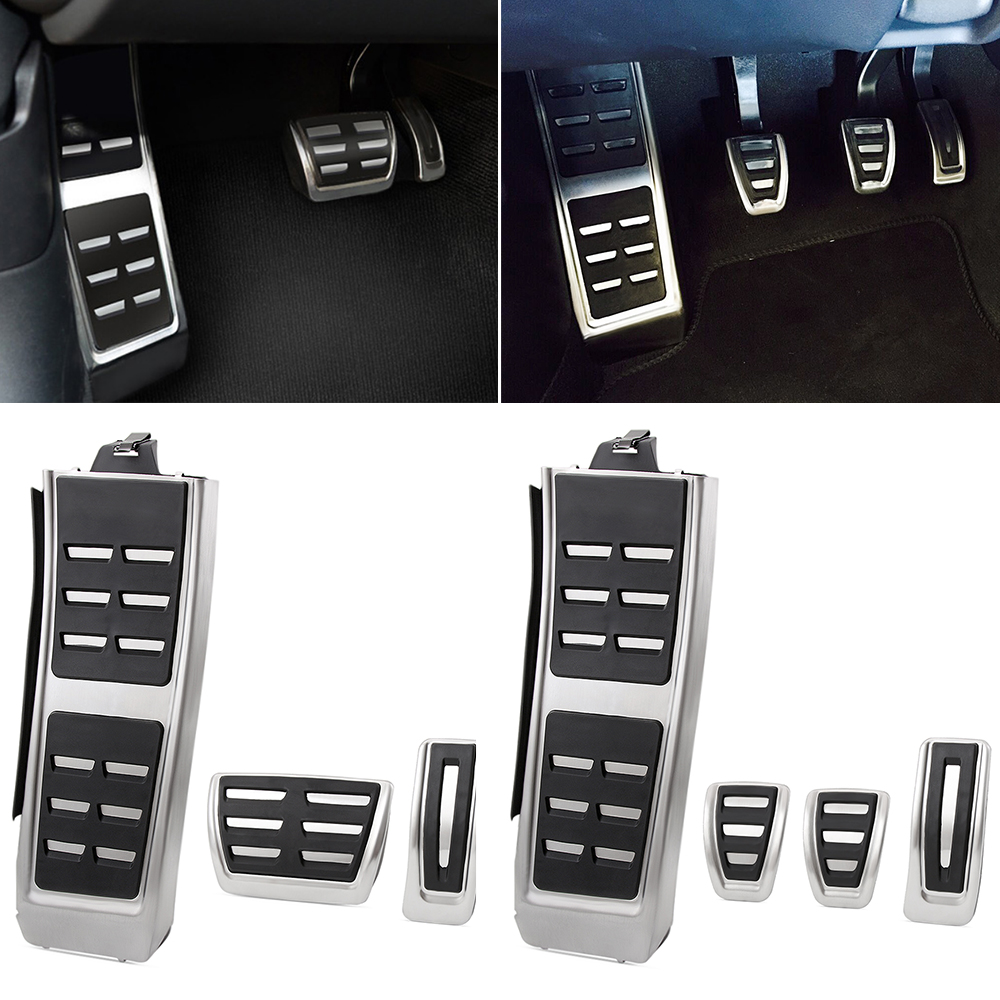 Car Fuel Pedal Brake Footrest Pedals Fit for Audi A4 B8 S4 RS4 Q3 A5 S5 RS5 8T Q5 8R SQ5 A6 C7 A7 S7 S6 4G A8 S8 A8L 4H Accessories