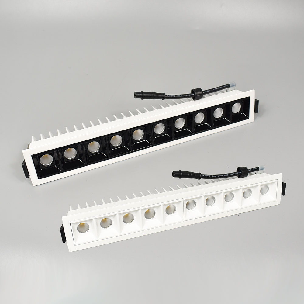 Anti-Glare Black Screen Brilliance White Reflector Minimal Trim Ceiling Fixture Focus LED Light Dimmable 10W 20W 30W Zigbee