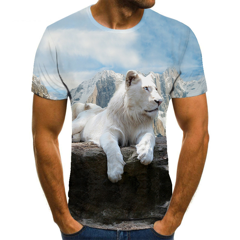 Mens Street Graphic Polar bear T Shirts Summer Fashion Animal Printing Lion Tshirts Casual Loose Print Tees Youth 3D Digital Pattern Tops, 2496
Mens Street Graphic Polar bear T Shirts Summer Fashion Animal Printing Lion Tshirts Casual Loose Print Tees Youth 3D Digital Pattern Tops, 2496