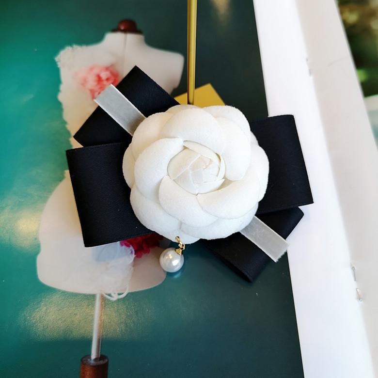 Pins, Brooches Korean Version Of High-end Pearl Bow Ribbon Camellia Flower Brooch Fashion Women's Jewelry Gifts
