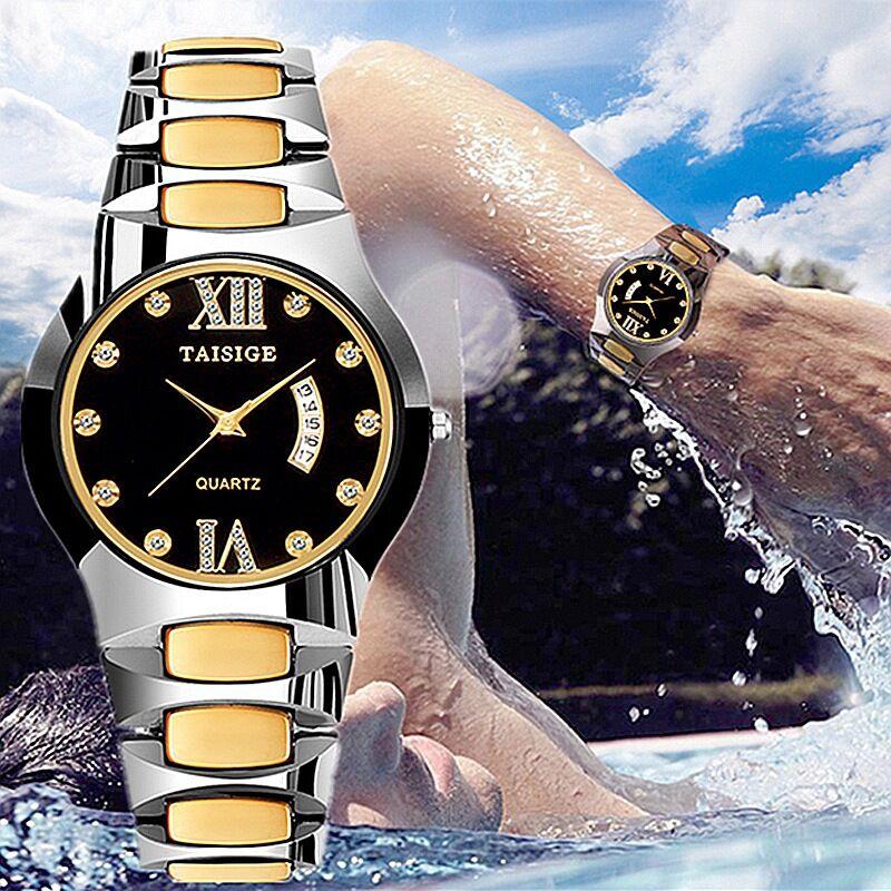 Wristwatches TAISIGE 2021 Men's Leisure Fashion Watch Tungsten Steel Calendar Quartz Travel Time Quasi
Wristwatches TAISIGE 2021 Men's Leisure Fashion Watch Tungsten Steel Calendar Quartz Travel Time Quasi