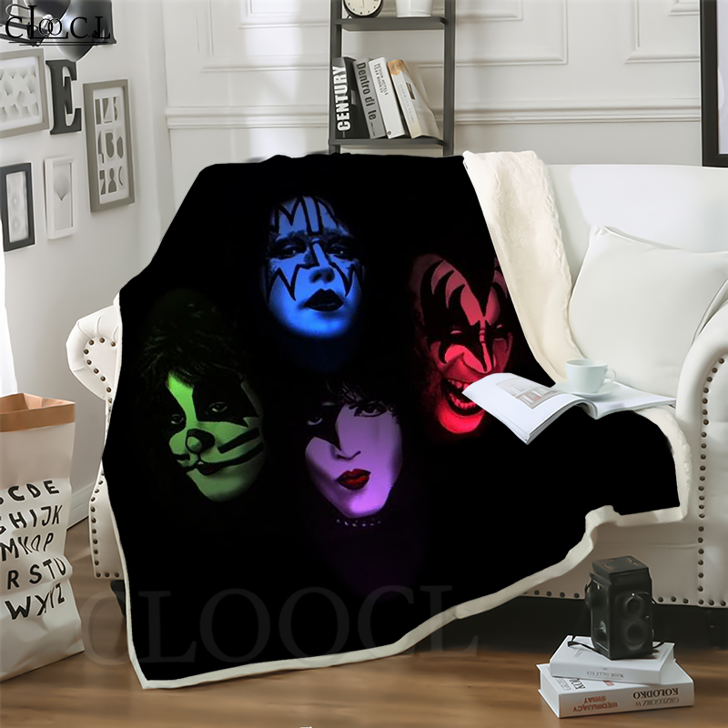 CLOOCL Hot Pop Metal Kiss Band 3D Print Street Style Conditioning Blanket Sofa Teens Bedding Throw Blankets Plush Quilt
CLOOCL Hot Pop Metal Kiss Band 3D Print Street Style Conditioning Blanket Sofa Teens Bedding Throw Blankets Plush Quilt