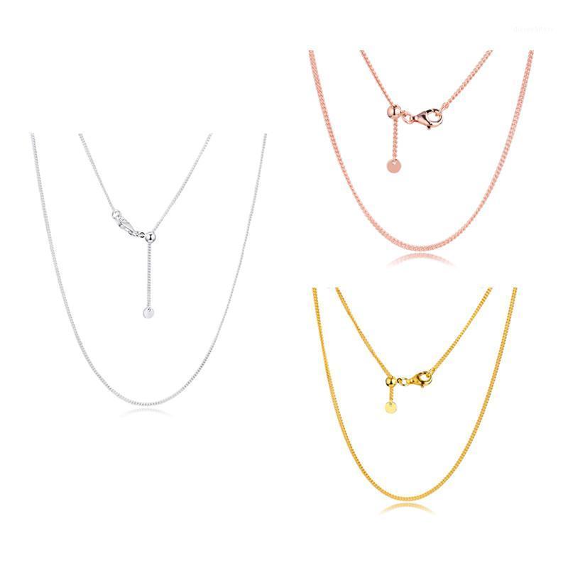 Chains 2021 Autumn Curb Chain Necklaces Fit Charm Pendant DIY 925 Sterling Silver Jewelry Elegant Necklace For Woman
Chains 2021 Autumn Curb Chain Necklaces Fit Charm Pendant DIY 925 Sterling Silver Jewelry Elegant Necklace For Woman