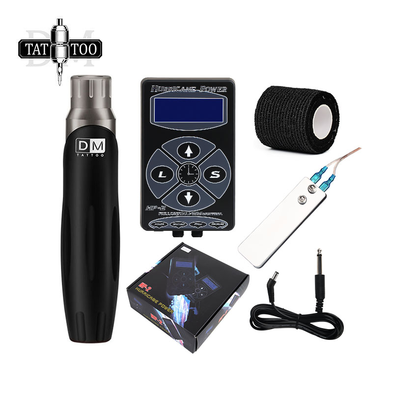DM Tattoo Kit HP-2 HurricaneTattoo Power Supply Foot Pedal Professional Permanent Makeup Rotary Tattoo Machine SetScouts
DM Tattoo Kit HP-2 HurricaneTattoo Power Supply Foot Pedal Professional Permanent Makeup Rotary Tattoo Machine SetScouts