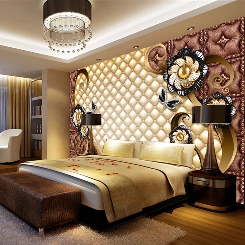 Custom Photo Mural Luxury Black Jewelry Flowers Soft Bag TV Background Wall Painting Living Room Bedroom 3D Embossed Wallpaper, Gold
Custom Photo Mural Luxury Black Jewelry Flowers Soft Bag TV Background Wall Painting Living Room Bedroom 3D Embossed Wallpaper, Gold